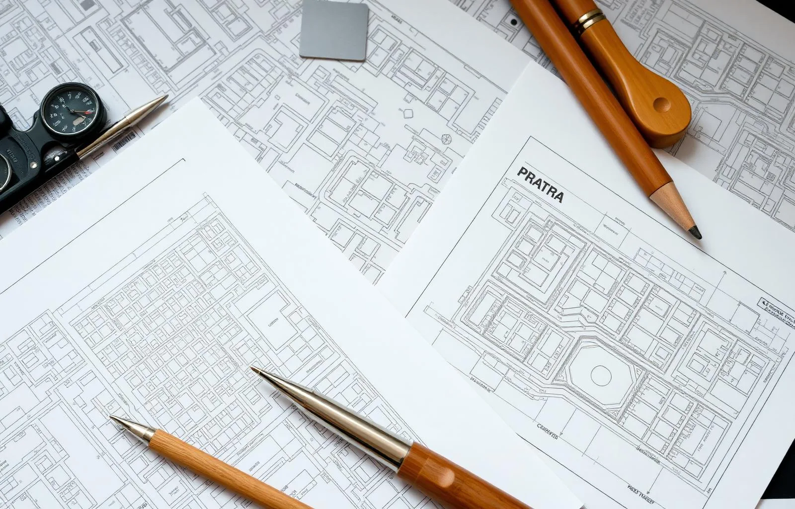 Architectural plans and zoning maps for Southern California entitlement projects